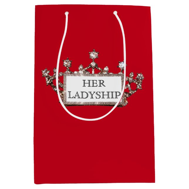 Personalise "Her Ladyship" Gift Bag (Front)