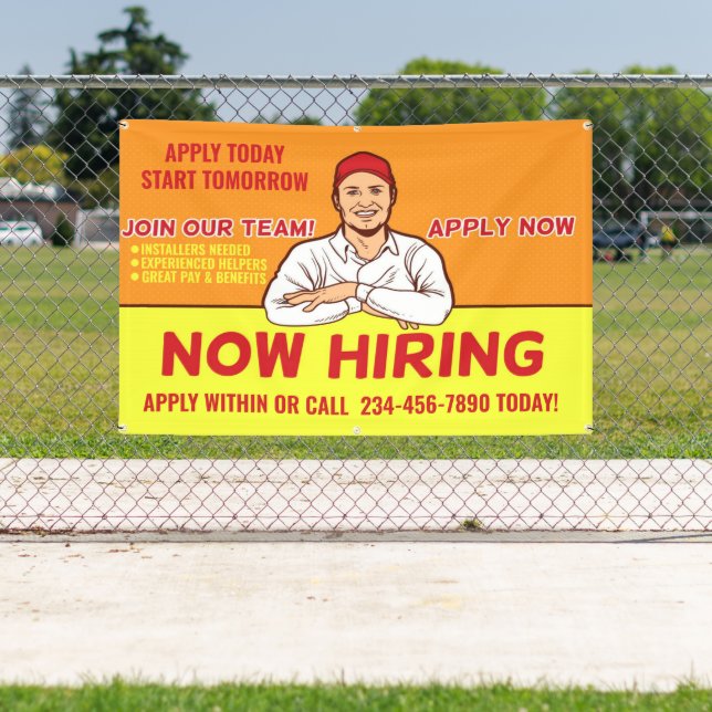 Personalise Hiring Technicians Installers Helpers  Banner (Insitu)