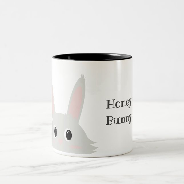 Personalise Honey Bunny Cute Mug (Center)