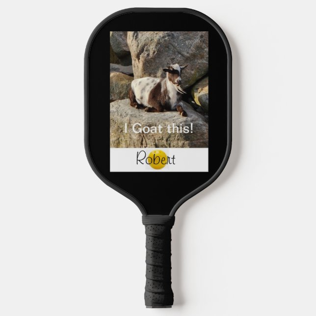 Personalise I Goat this one Pickleball Paddle (Front)