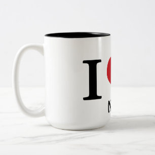 Personalise I Heart Name Coffee Mug