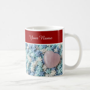 Personalise I love you with hearts! Coffee Mug
