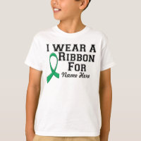Personalise I Wear an Emerald Green Ribbon