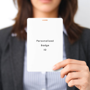 Personalise ID Badge