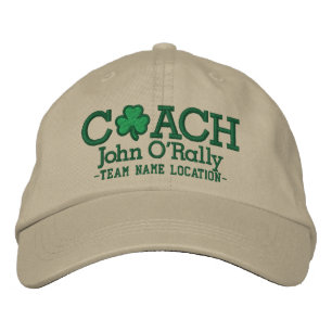 Personalise Irish Coach Hat Name Team