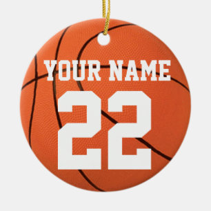 Personalise It, Basketball Ceramic Ornament