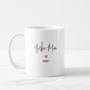 Personalise It! Yorkie Mum 1 Heart Name Coffee Mug