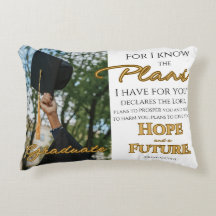 Personalise Jeremiah 29:11 Grad Cap Scripture