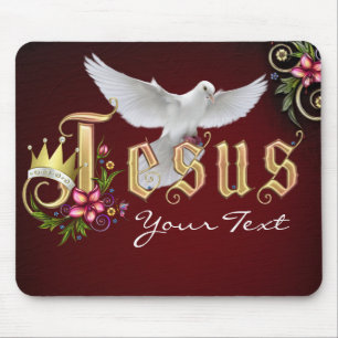 Personalise Jesus Is King#2  Mousepad