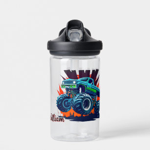 Personalise Kids Big Wheels Water Bottle