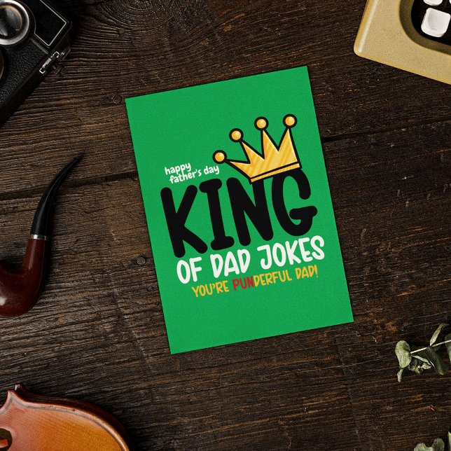 Personalise King of Dad Jokes Card (Creator Uploaded)