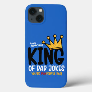 Personalise King of Dad Jokes iPhone 13 Case