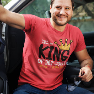 Personalise King of Dad Jokes T-Shirt