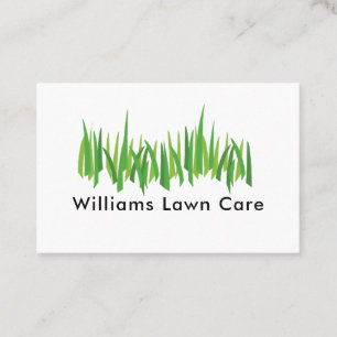 Personalise Lawn Care Mowing Garden 100 Business Card