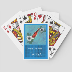Personalise Let’s Go Fish Name Playing cards 