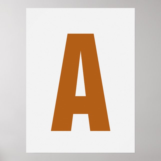 Personalise Letter Wall Art Modern Cosy Home Decor (Front)