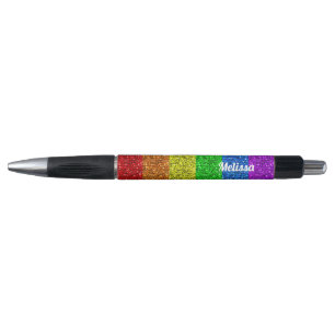 Personalise LGBT flag vibrant sparkles