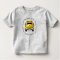 Personalise License Plate Name School Bus Shirt