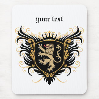 Personalise Lion Crest Mouse Pad