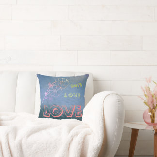 Personalise Love  Throw Pillow