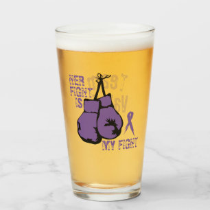 Personalise Lupus Support Her Fight is Mine Boxing Glass