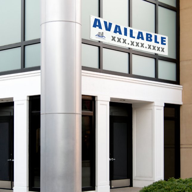 Personalise Mall Space Available Strip Mall Large Banner (Outside Building)