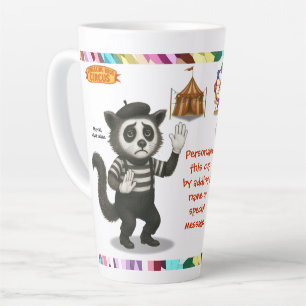 Personalise: Marcel, civet mime Latte Mug