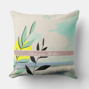 Personalise Modern Beautiful Mother’s Day Throw Pi Cushion