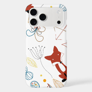 Personalise Modern Fox Woodland Pattern