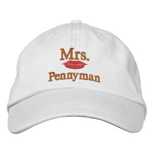 Personalise Mr & Mrs Embroidery Embroidered Cap