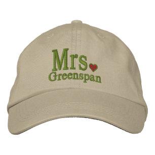 Personalise Mr & Mrs Embroidery Embroidered Cap