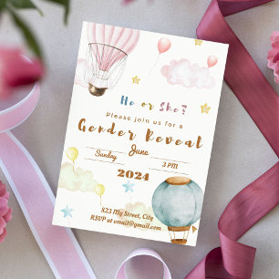 Personalise Name 2024 Gender Reveal Holiday Card