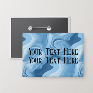 Personalise Name Badge Blue Marble