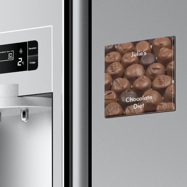 Personalise Name Chocolate Diet Magnet (Creator Uploaded)