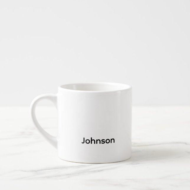 Personalise Name Espresso Cup (Left)