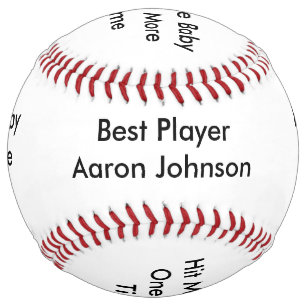 Personalise Name Hit Me Baby One More Time Softball