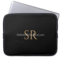 Personalise Name & Monogram in Gold & White Text