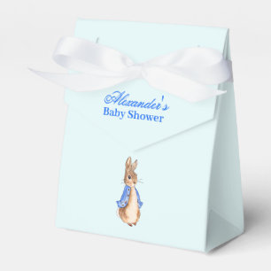 Personalise Name Peter the Rabbit Baby Shower Favour Box