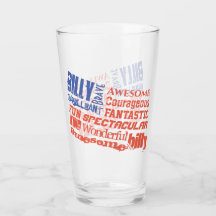 Personalise Name Positive Affirmations USA flag