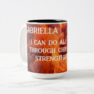Personalise Name Scripture Mug
