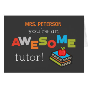 Personalise Name Tutor Teacher Appreciation Day