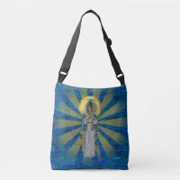 Personalise Name Virgin Mary with Halo