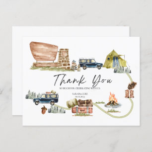 Personalise National Park Party Thank You Card