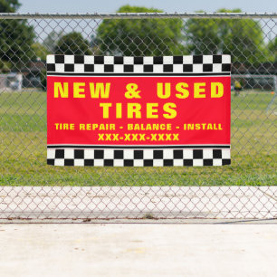 Personalise New and Used Tires For Sale Shop Banner