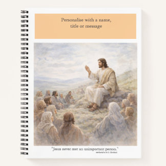 Personalise: No unimportant person Notebook
