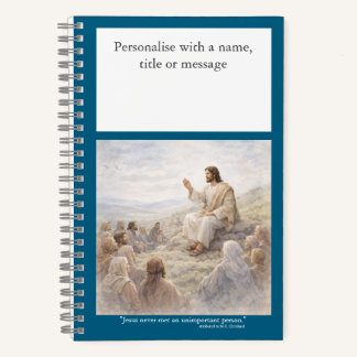 Personalise: No unimportant person Notebook