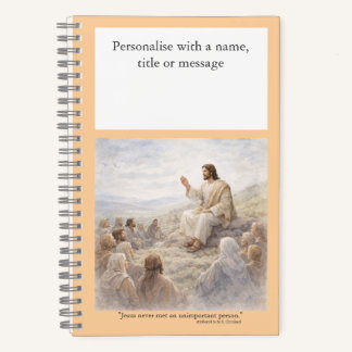 Personalise: No unimportant person Notebook