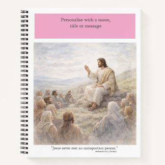 Personalise: No unimportant person Notebook