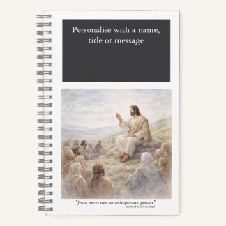 Personalise: No unimportant person Notebook