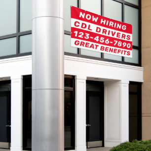 Personalise Now Hiring CDL Drivers Any Job Large Banner